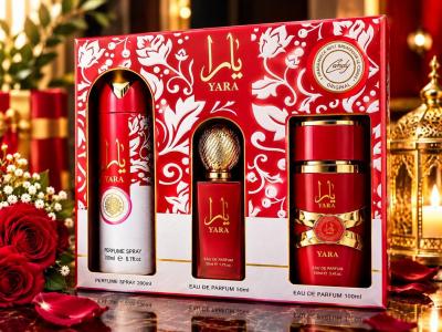 Coffret Parfum YARA 3 Pi�ces   Spray Parfum� 200 ml et Eaux de Parfum 50 ml et 1