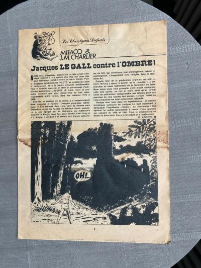 Spirou Journal Supplement 1979 Classics Dupuis Jacques Le Gall 1976 Correct