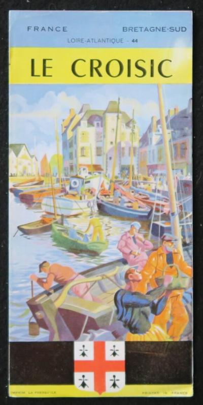 Brochure 1973 LE CROISIC BRETAGN SUD LOIRE ATLANTIQUE d�pliant guide Tourisme