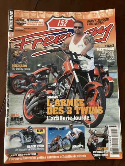 Freeway N� 152 2004 Harley Davidson Chopper Montalivet Mecrin Le Mans Moto Etc