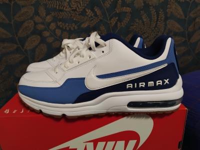 Nike Air Max LTD 3 Blanc-Bleu marine Sportif Homme EU 46 US 12 687977 114