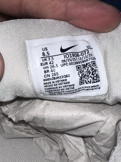 Nike Air Max Baskets Homme Blanc-Vert Coussin d air EU 42 R�f. IO1908 072