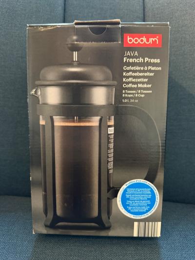 BODUM JAVA   Cafeti�re � piston 8 tasses (1 litre)   Neuve