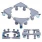 Support Machine � Laver Roulettes R�glable 43 62cm Socle Frigo Lave Linge 450 kg