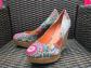 (I021 980)  Desigual   Escarpins compens�s multicolores   T.39 (  40 EU)