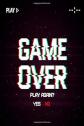 Carnet de notes Game over