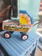 ANCIEN JOUET   RARE  TOY   LANDAU  POUPEE TOLE LITHOGRAPHIEE  wyandotte
