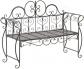 Banc de Jardin Fer Forg� Couleur Bronze   Banquette de Terrasse Balcon   Design