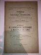Th�se  Essai de l'appr�ciation zootechnique & Industrielle des laines   1927