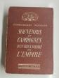 Souvenirs et campagnes d'un vieux soldat de l'Empire Commandant Parquin 1948