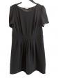BA&SH pour la redoute robe noire manches courtes  taille 40