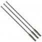 3 forets SDSD6_3 6 mm x 310 mm approuv�s PGM SDS Plus pour pierre, b�ton, brique