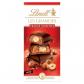 LOT DE 2  LINDT  Les grandes tablettes noir pralin� noisette 225g