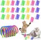 Jouet � ressort pour chat [24 pi�ces] jouet � ressort lumineux de nuit de 21