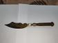 Coupe papier VERDUN cuivre Et laiton travail poilu 14 18 WW1 tranch�e Militaria