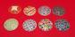 s�rie compl�te f�ves La mie de pain 8 pop pendentifs sans liser� a77