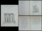 WANDRE, CASERNE DE GENDARMERIE   GRAVURES ARCHITECTURE 1896   LIEGE, REMOUCHAMPS