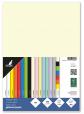 Lot de 100 feuilles de papier � lettre beige DIN A4 120 g-m� FSC mix K0043F43...