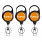 Lot de 3 portecl�s extensibles  Accessoires de p�che � la mouche  Portecl�s r...