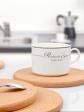 Lot de 6 dessous de plat ronds en li�ge de 10 cm pour casseroles chaudes, po�...