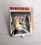 Pin's MINOTERIES LOCHOISES femme en corset � poitrine semi nue - Chateau LOCHES