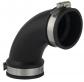 Pvc �lastom�re, Coude Flexible, 90 degr�s, 110 mm Plage de Serrage 110100 mm,...