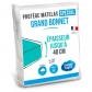 Prot�ge Matelas Grand Bonnet | pour Bonnet jusqu'� 30cm-35cm-40cm | 140x190-...