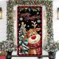 D�coration de Porte pour No�l  Banni�re Merry Christmas avec �lan, Couverture...