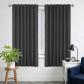 Rideau Occultant Thermique Gris Fonc� 140x145cm, Rideaux Courts Fen�tres Haut...