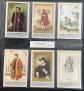 6 Italian Chromos Number S1686C The Medical Costume Through the Ages 1958