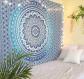 Mandala Hippie Tapisserie Bleu Ombre Tenture Murale Drap Chambre Cotton Tissu...