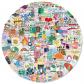 Stickers Motifs Positifs Inspirants, Lot de 200  Autocollants de Citations Mo...