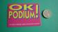AUTOCOLLANT -  PODIUM     8 CM X 5,8 CM