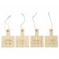 KU6536 Supports � Po�lon en Bois pour Raclette  Lot de 4  Con�u pour Prot�ge...