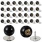 Lot de 30 punaises d�coratives pour tissu de femme, boutons de rechange amovi...