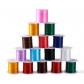 Pandahall Lot de 25 rouleaux de cordons �lastiques plats 0,8 mm pour fabricat...