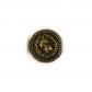 5 pi�ces de boutons m�talliques � tige avec motif de lion vintage ronds pour ...