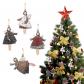 20 Pi�ces Petits Anges � Suspendre   D�corations de Sapin de No�l en Bois, Or...