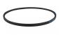 Courroie Lisse Noir, Z27, pour Equipement de Jardin, Remplace Origine 1350638...