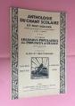 LIVRE-REVUE ANCIENNE ANTHOLOGIE DU CHANT SCOLAIRE CHANSONS POPULAIRE PROVINCE