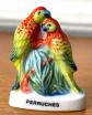 F�ve Oiseaux Perruches Multicolore    Galette des ROIS French Charm