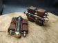 Paire Pedales Patin Bois Ancien Velo LIBERIA 1900 Old bike pedal Bici Wooden