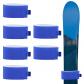Lot de 6 Sangles de Fixation pour Skis   Sangles de Transport r�glables avec ...
