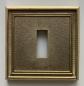 plastron cache en bronze pour interrupteur ancien Neptune 1 Legrand