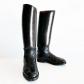 BOTTES CRS FRENCH POLICE BOOTS MOLLET L CALF EU43 US9 UK8.5 ROB FETISH BLUF