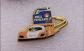 ED134 pin's Porsche 24h du mans shell orange blanc puissance 7 arthus bertrand