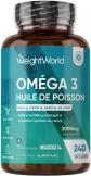 Om�ga 3 Huile de Poisson G�lules 2000mg, 240 G�lules pour 4 Mois, avec EPA 660mg