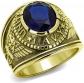 Bague style Navy en acier