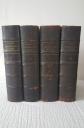 Lot complet de livres anciens reliure cuir , th�me m�decine, 19eme si�cle, rare