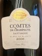une bouteille de champagne comptes de champagne 2006